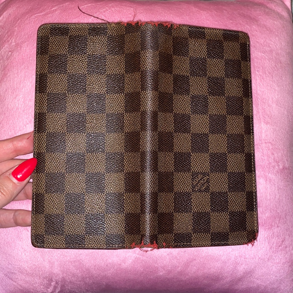 Lv Louis Vuitton Wallet Long Brown Damier